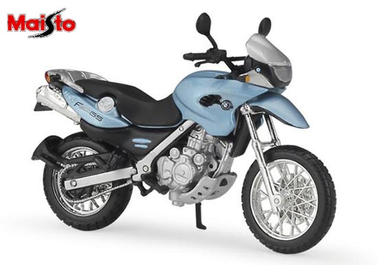 MaiSto BMW F650 GS Diecast Motorcycle Model 1:18 Scale Blue