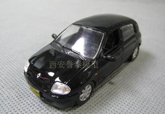 IXO Renault Clio Diecast Car Model 1:43 Scale Black