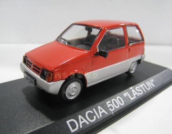 IXO Dacia 500 Lastun Diecast Car Model 1:43 Scale Red