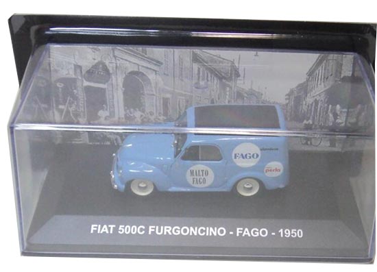 ixo 1:43 FIAT 500C FURGONCINO FAGO 1950 Die-cast car model 