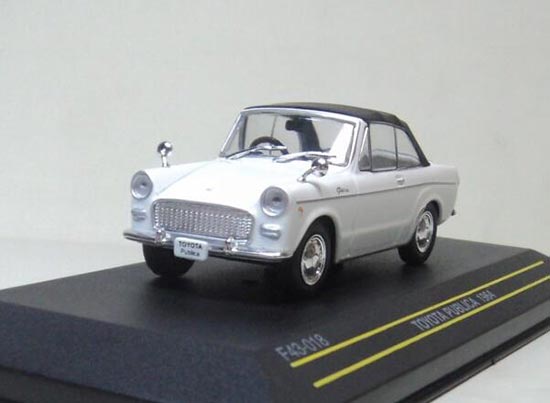 FIRST Toyota Publica 1964 Diecast Car Model 1:43 White