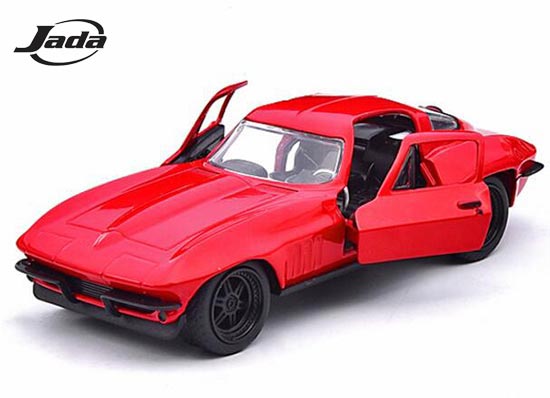 JADA Chevrolet Corvette Diecast Car Toy 1:32 Scale Red