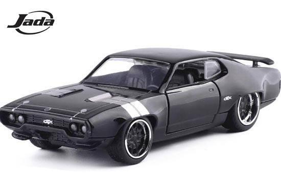 JADA Plymouth GTX Diecast Car Toy 1:32 Scale Black