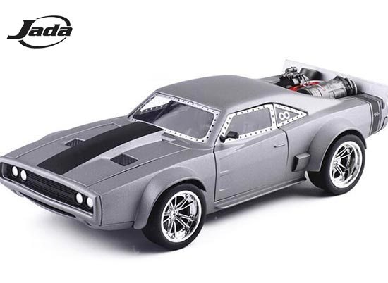 JADA Dodge Ice Charger Diecast Car Model 1:24 Scale Gray