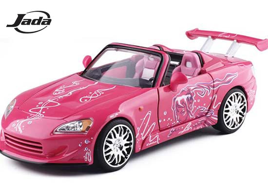 JADA Honda S2000 Diecast Car Model 1:24 Scale Pink