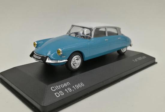 WhiteBox 1966 Citroen DS 19 Diecast Car Model 1:43 Blue