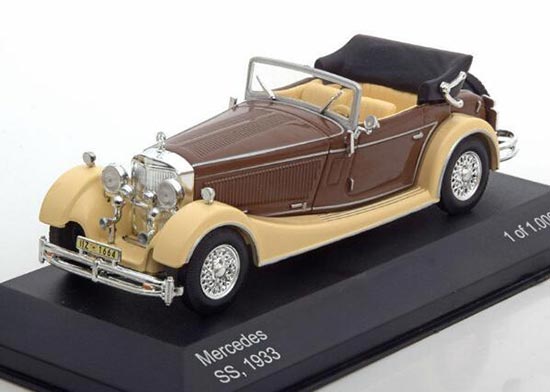WhiteBox 1933 Mercedes Benz SS Diecast Car Model 1:43 Scale