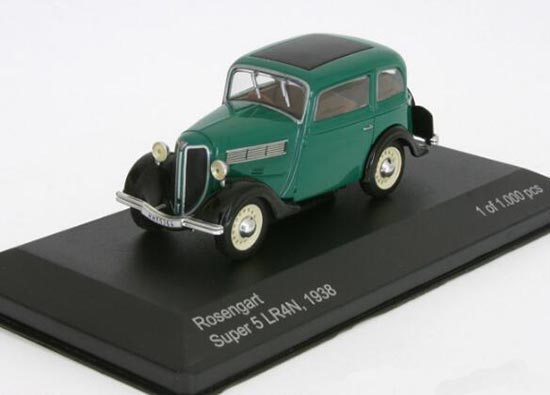 WhiteBox 1938 Rosengart Super 5 LR4N Diecast Car Model Green