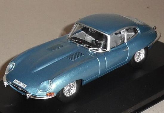 WhiteBox 1961 Jaguar E-Type Coupe Diecast Car Model 1:43 Blue