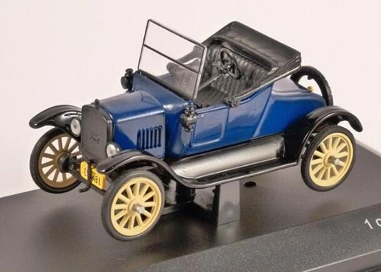WhiteBox 1925 Ford T Runabout Diecast Car Model 1:43 Blue