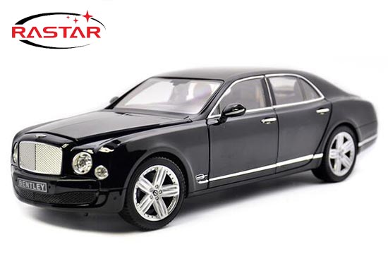 Rastar Bentley Mulsanne Diecast Car Model Black / Champagne