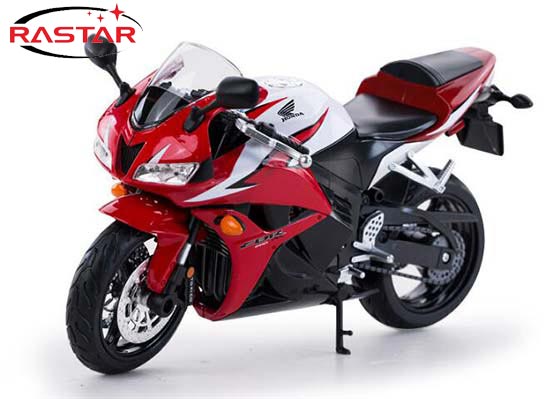 Honda CBR 600 RR 1:18 Die-Cast Motorcycle Motorbike Toy Model Bike Red