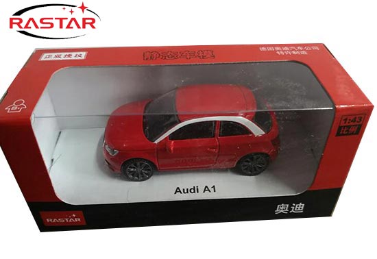 Rastar Audi A1 Diecast Car Model 1:43 Scale Red