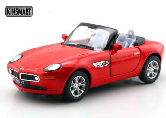 Kinsmart BMW Z8 Diecast Car Toy 1:36 Scale Red / Black