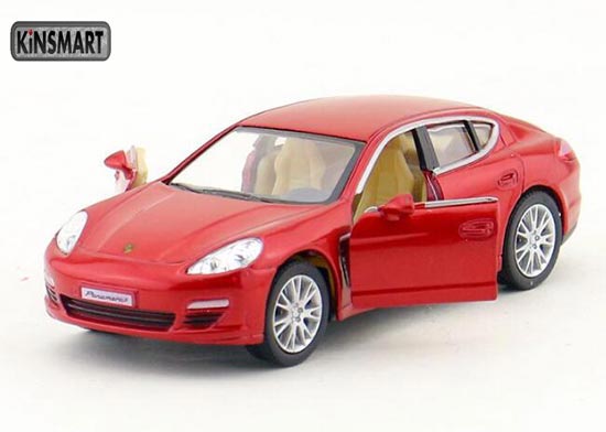 Kinsmart Porsche Panamera S Diecast Car Toy Blue / Red / Silver