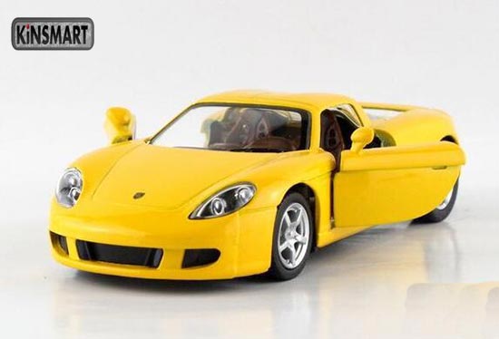 Kinsmart Porsche Carrera GT Diecast Toy Black /Yellow /Blue /Red