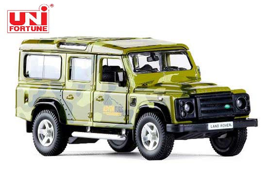 RMZ CITY MINIATURE GREEN LAND ROVER DEFENDER DIECAST PULL BACK ACTION 
