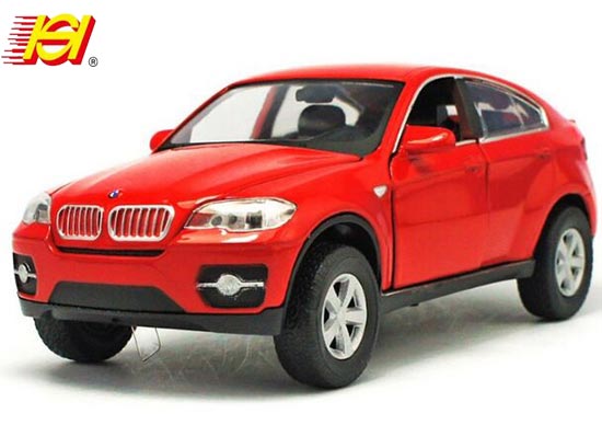 SH BMW X6 Diecast SUV Toy 1:32 Scale Red / White / Black