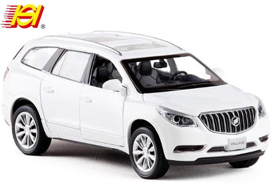 SH Buick Enclave Diecast SUV Toy White / Black / Red / Golden