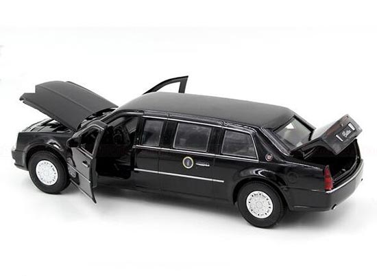1:32 Diecast Car Model Toy Pull Back Cadillac DTS Presidential Limousine Replica 