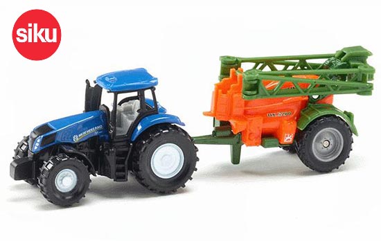 SIKU 1668 New Holland Tractor With Sprayer Diecast Toy