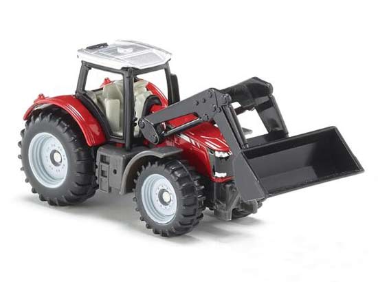 Massey Ferguson tractor with front loader Siku 1484 aprox Scale 1:76 H0 