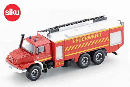 SIKU 2109 Mercedes Benz Zetros Fire Engine Truck Diecast Toy