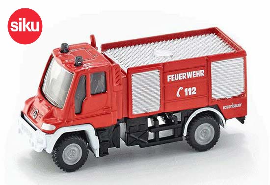 SIKU MERCEDES Unimog Fire Engine Red 112 Scale 1 87 for sale online