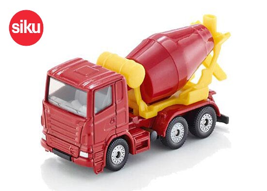 SIKU 0813 Cement Mixer Truck Diecast Toy Red