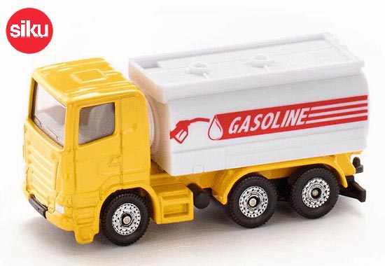 SIKU 1387 Oil Tank Truck Diecast Toy Yellow-White