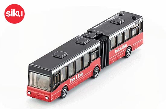 SIKU 1617 Articulated Bus Diecast Toy Red-Black