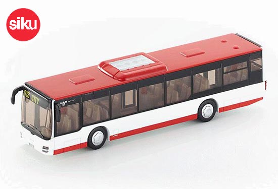 SIKU 3734 MAN Lion City Bus Diecast Toy 1:50 Scale Red-White