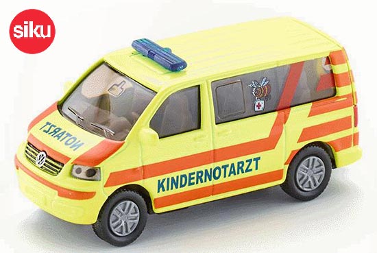 SIKU 1462 Volkswagen Ambulance Van Diecast Toy Yellow