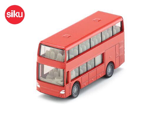 SIKU 1321 Double Decker Bus Diecast Toy Red