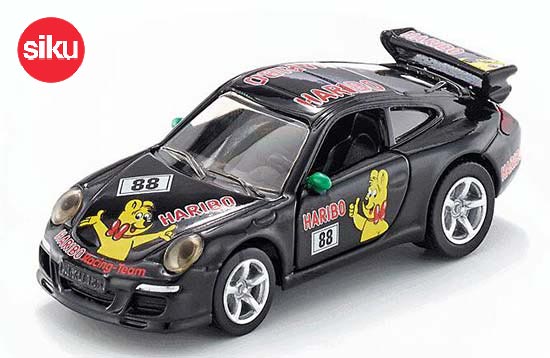 SIKU 1456 Porsche 911 Cup Race Diecast Car Toy Black