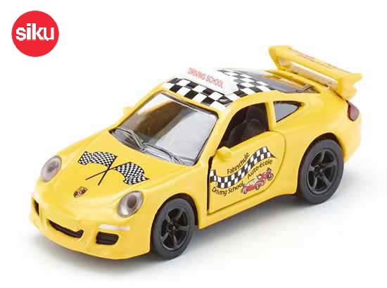 SIKU 1457 Porsche 911 Diecast Car Toy Yellow