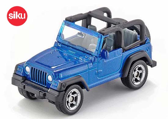 SIKU 1342 Jeep Wrangler Diecast Car Toy Blue