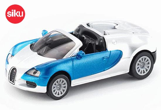 SIKU 1353 Bugatti Veyron Grand Sport Diecast Toy Blue-Silver