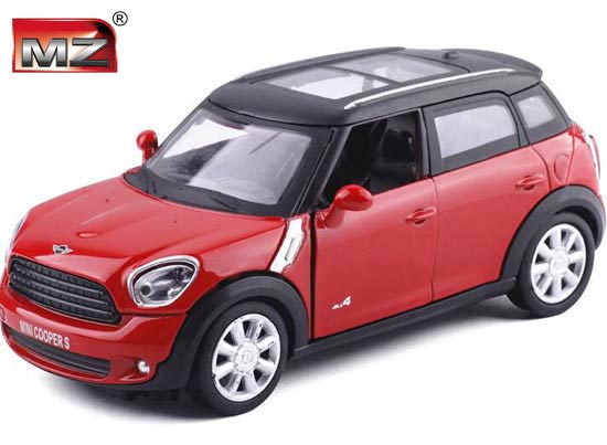 MZ Mini Cooper S Diecast Car Toy 1:32 Scale Red /Blue /Wine Red