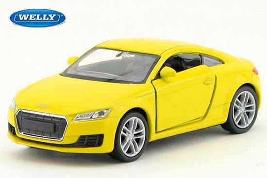 Welly Audi TT Coupe Diecast Car Toy 1:36 Yellow / Red / White