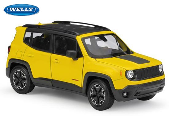 Welly Jeep Renegade Trailhawk Diecast Car Model 1:24 Scale