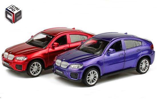 CaiPo BMW X6 Diecast Car Toy 1:43 Scale Red / Blue
