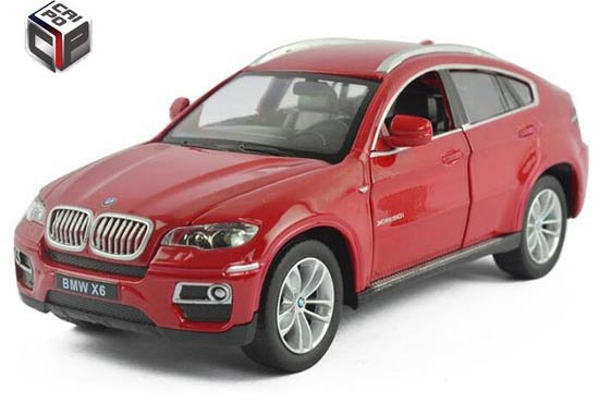 CaiPo BMW X6 Diecast Car Toy 1:26 Scale Red / Blue