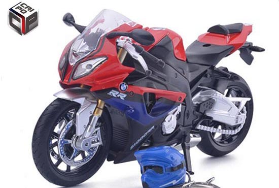 CaiPo BMW S1000RR Diecast Motorcycle White / Green/ Red / Blue