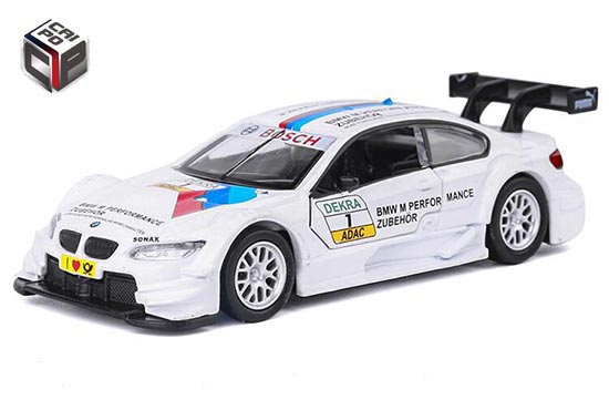 CaiPo BMW M3 DTM E92 Diecast Car Toy White 1:42 Scale
