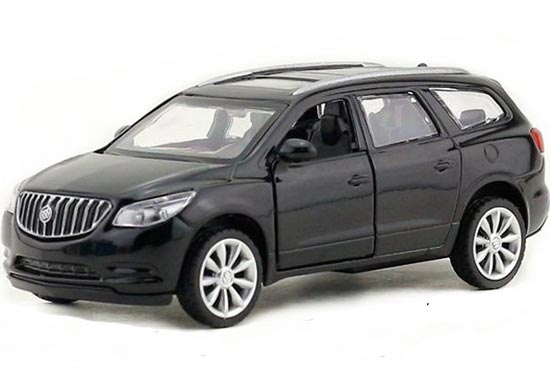 CaiPo Buick Enclave Diecast Car Toy 1:43 Scale Black / White