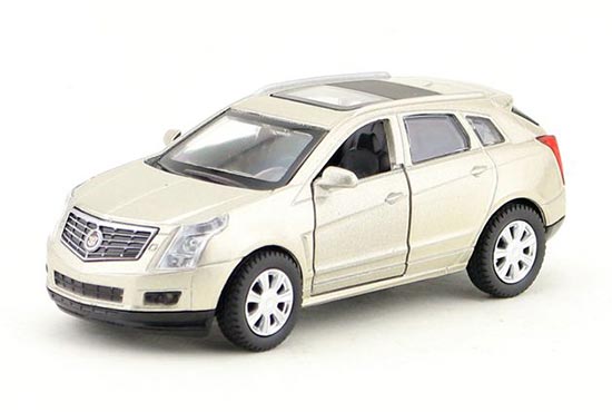 CaiPo Cadillac SRX Diecast Car Toy 1:43 Scale Red / Champagne