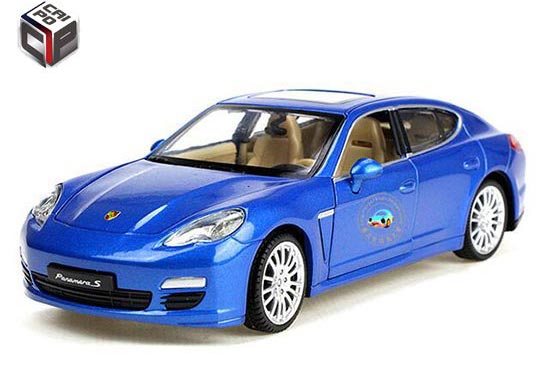 CaiPo Porsche Panamera S Diecast Car Model 1:26 Scale Red /Blue