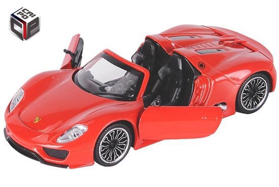 CaiPo Porsche 918 Spyder Diecast Car Toy 1:32 Red /Green /Gray