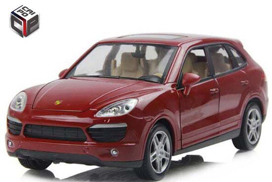 CaiPo Porsche Cayenne S Diecast Car Model 1:24 Red / Gray